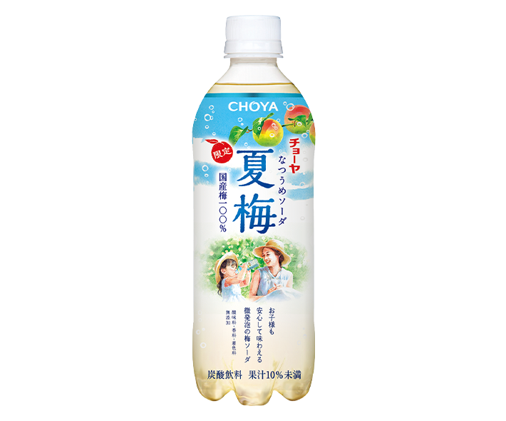 夏梅ソーダ500mlペットボトル
