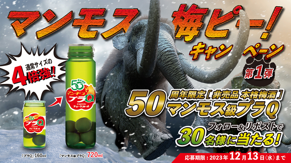 マンモス梅ピーキャンペーン