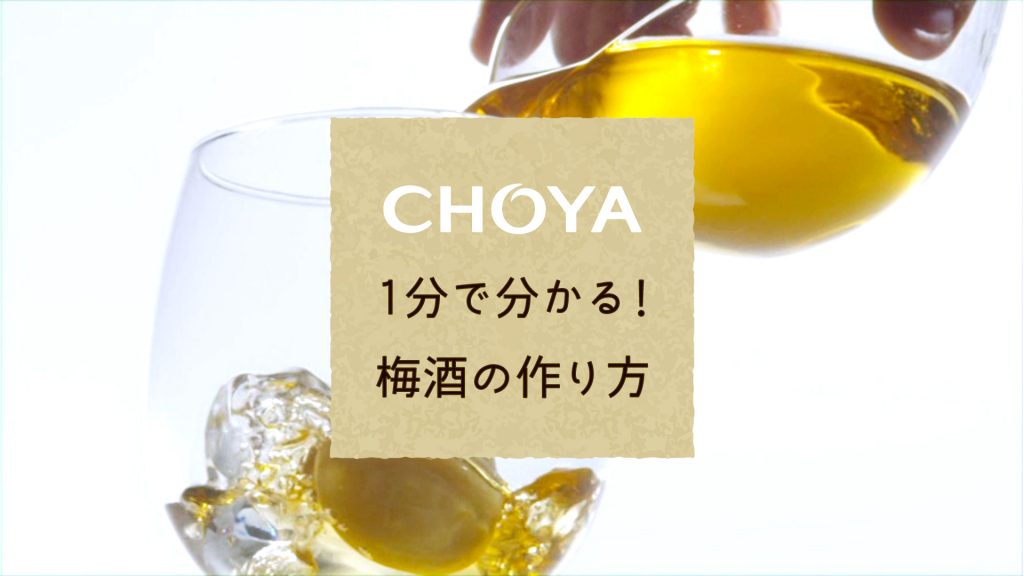 1品で分かる！梅酒の作り方